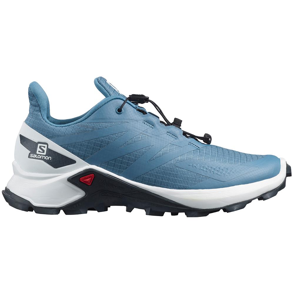 Salomon SUPERCROSS BLAST W Zapatillas Trail Running Mujer - Azules - Colombia (70963-WDMV)